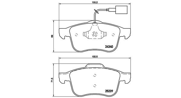 MAGNETI MARELLI Piduriklotsi komplekt,ketaspidur 363700423132